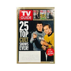 TV Guide May 30 2004 25 Top Cult Shows Ever Star Trek Spock Kirk Cover